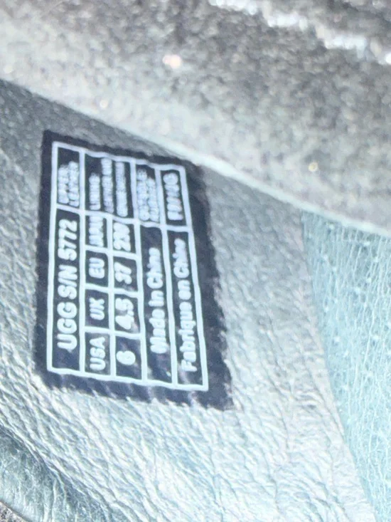 UGG Australia Black Suede Clog mules wooden Heels by 3G - Picture 6 of 7